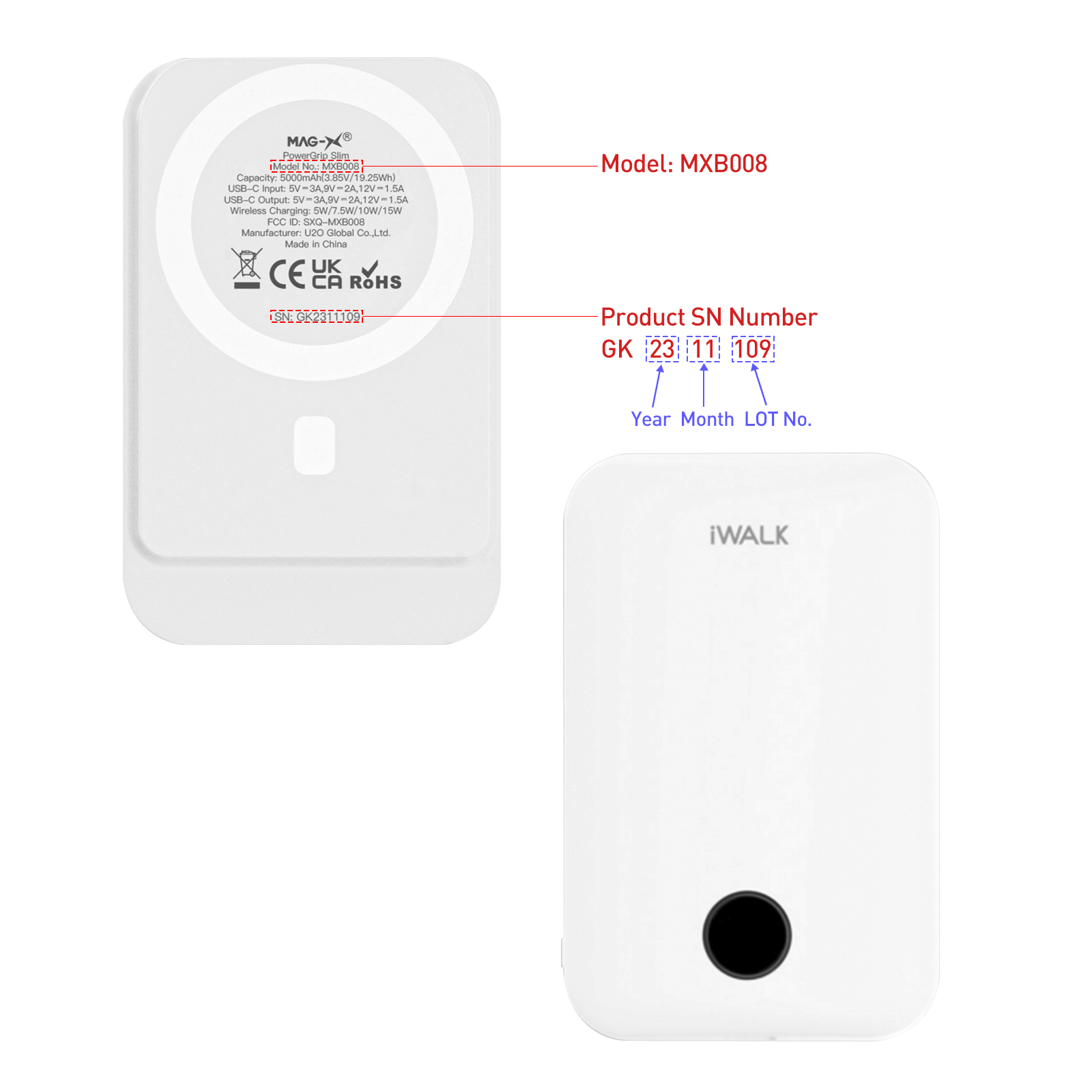 PowerGrip Slim MXB008 Back